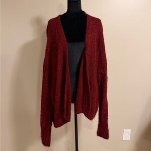Free People alpaca wool oversized cardigan